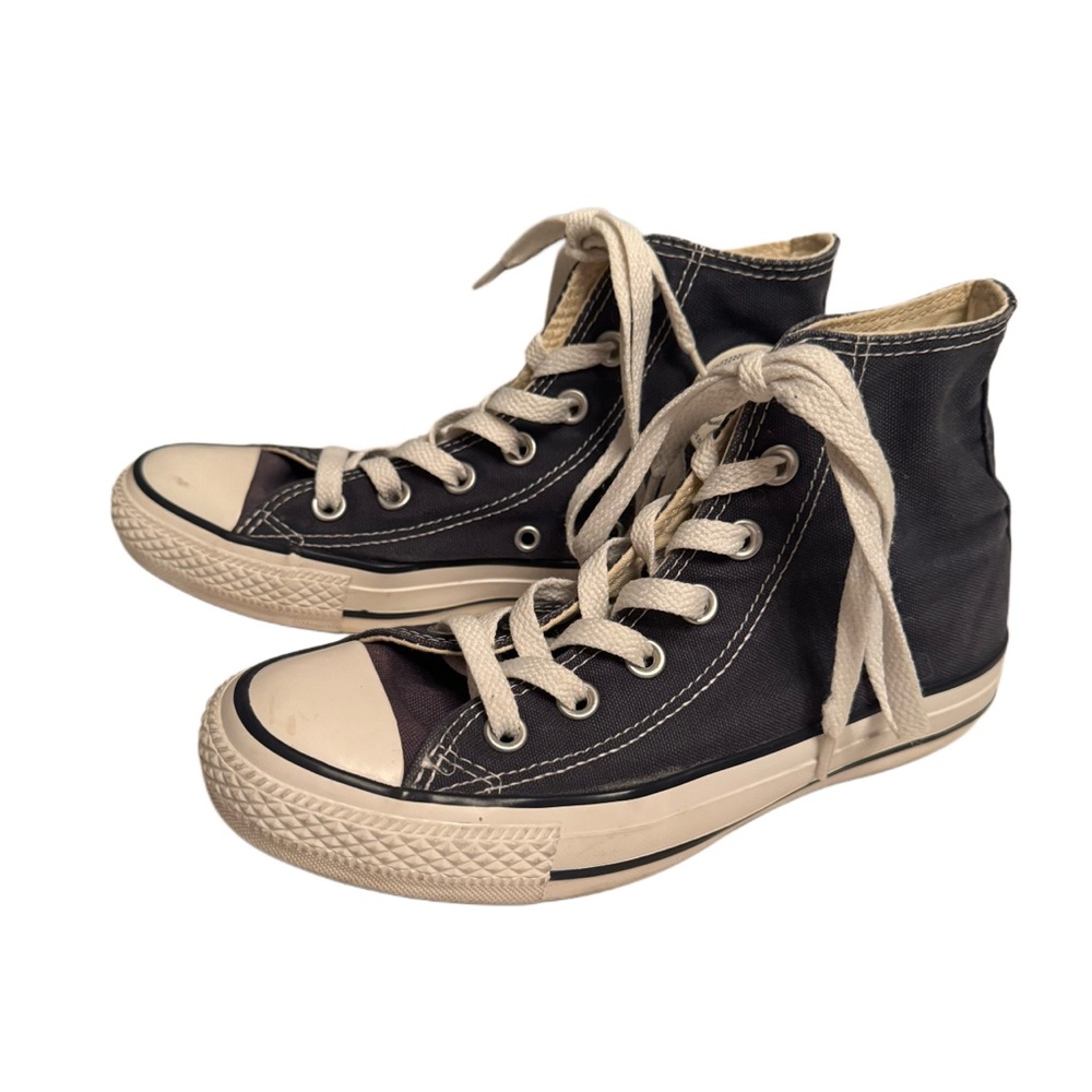 Converse Black and White High-Top Sneakers